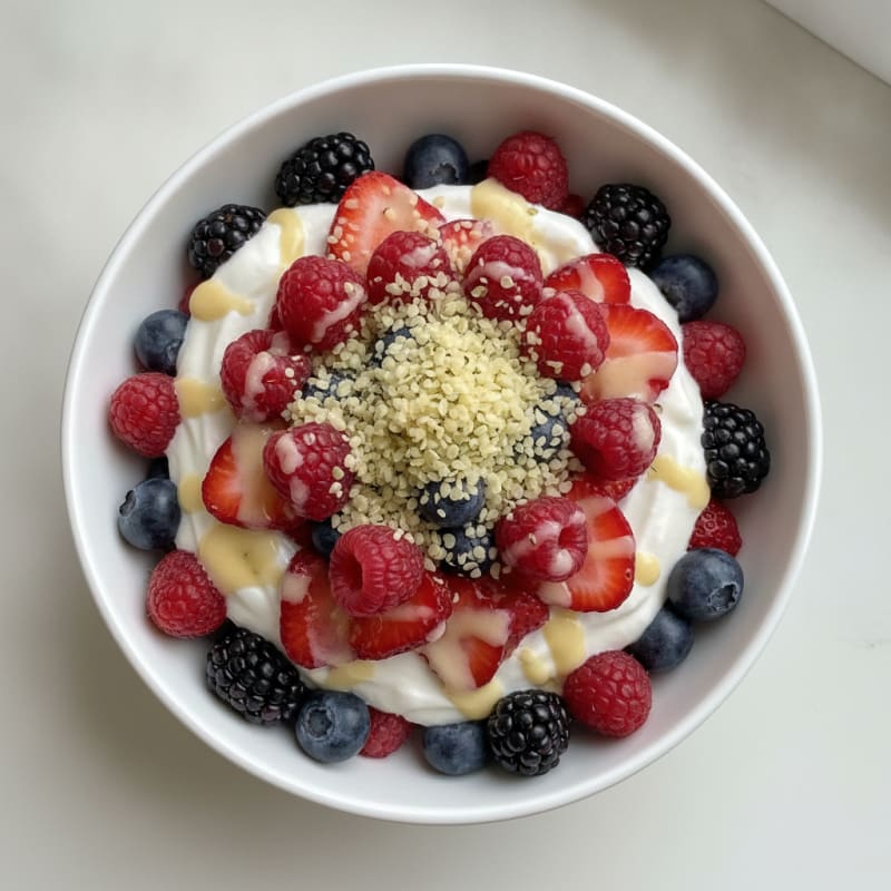 Creamy Berry Protein Parfait
