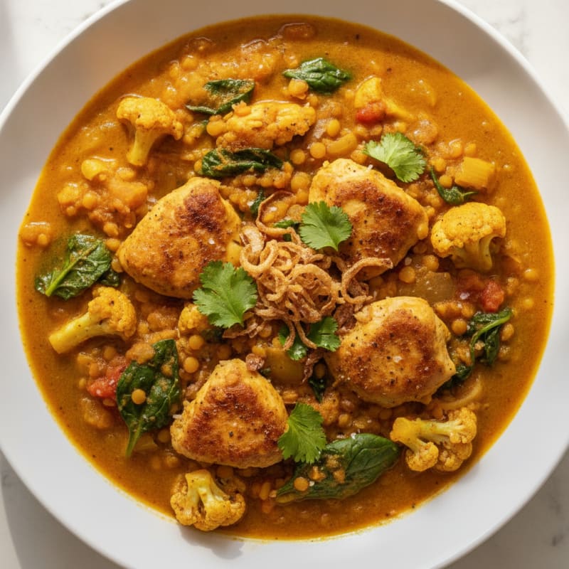 Curried Lentil and Vegetable Stew