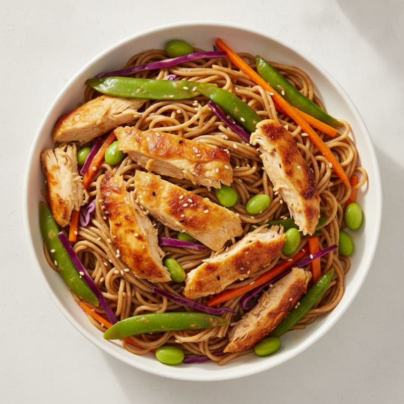 Rotisserie Chicken Asian Noodle Bowl