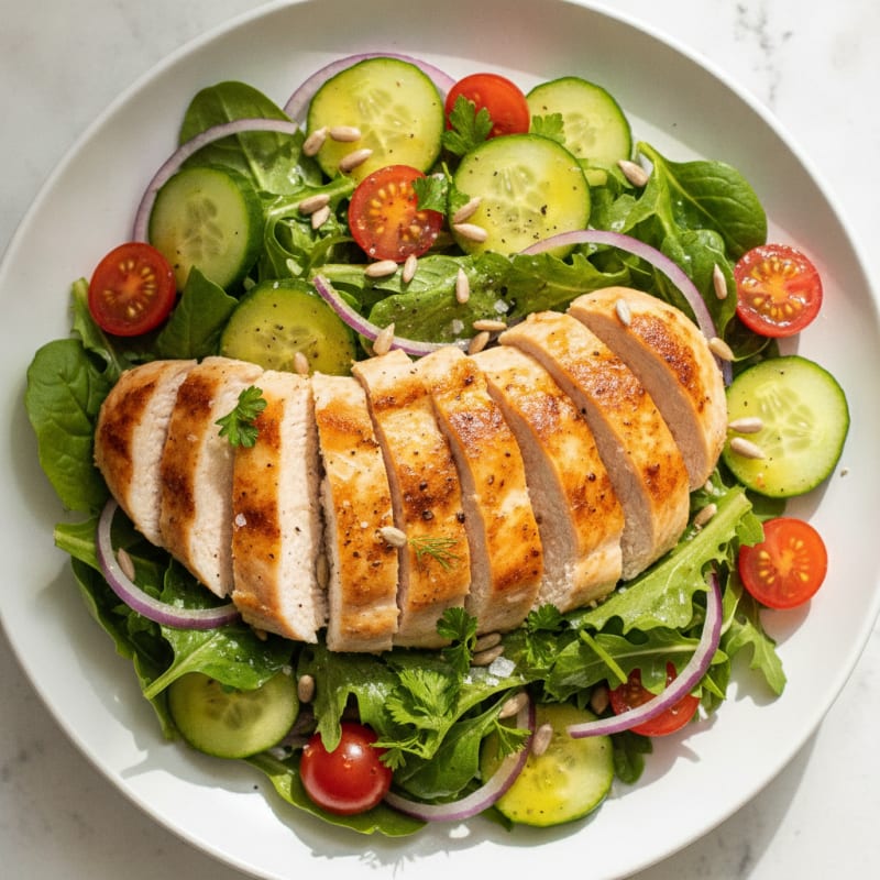 Quick Lemon Herb Chicken Salad