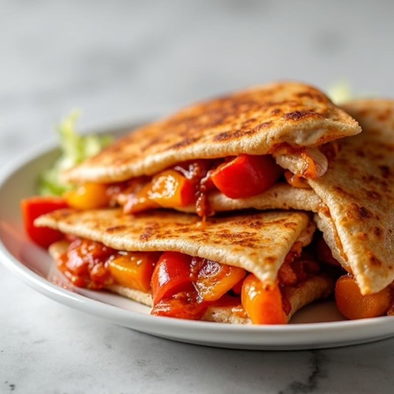 Crispy BBQ Chicken Quesadilla
