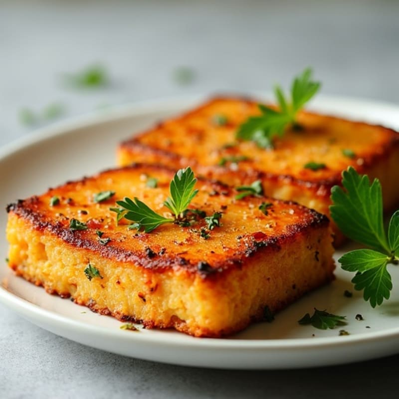 Crispy Herbed Tofu Steaks