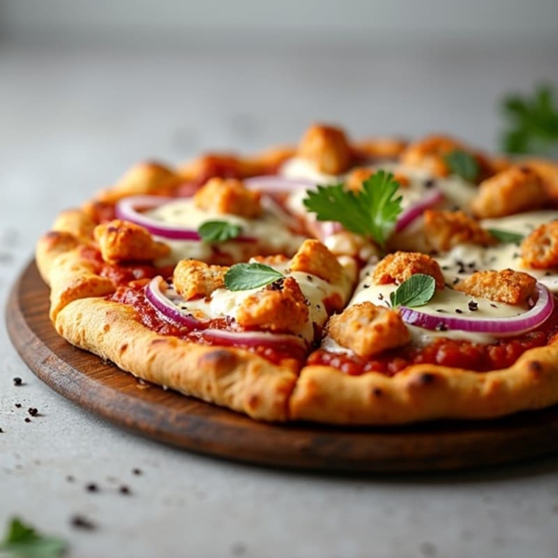 High-Protein BBQ Chicken Pizza