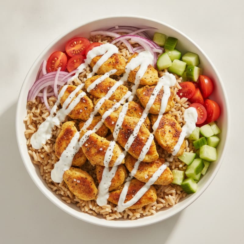 Chicken Shawarma Rice Bowl