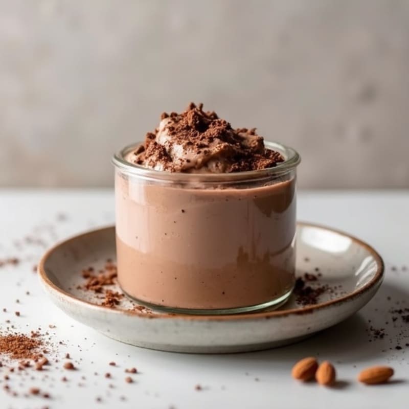 Silky Chocolate Protein Pudding with Greek Yogurt
