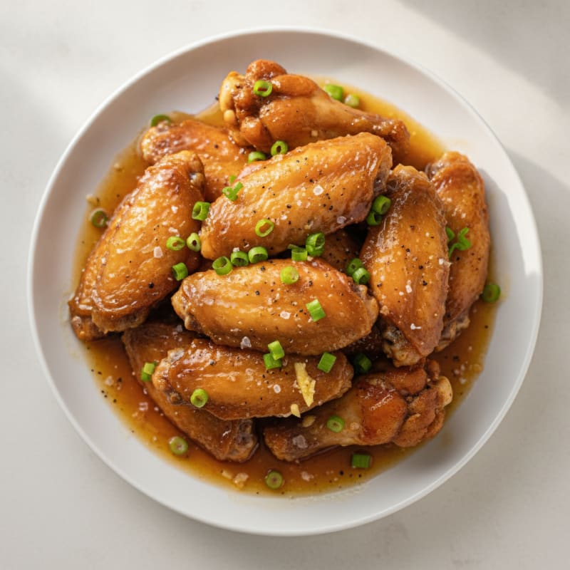 Honey-Garlic Glazed Chicken Wings