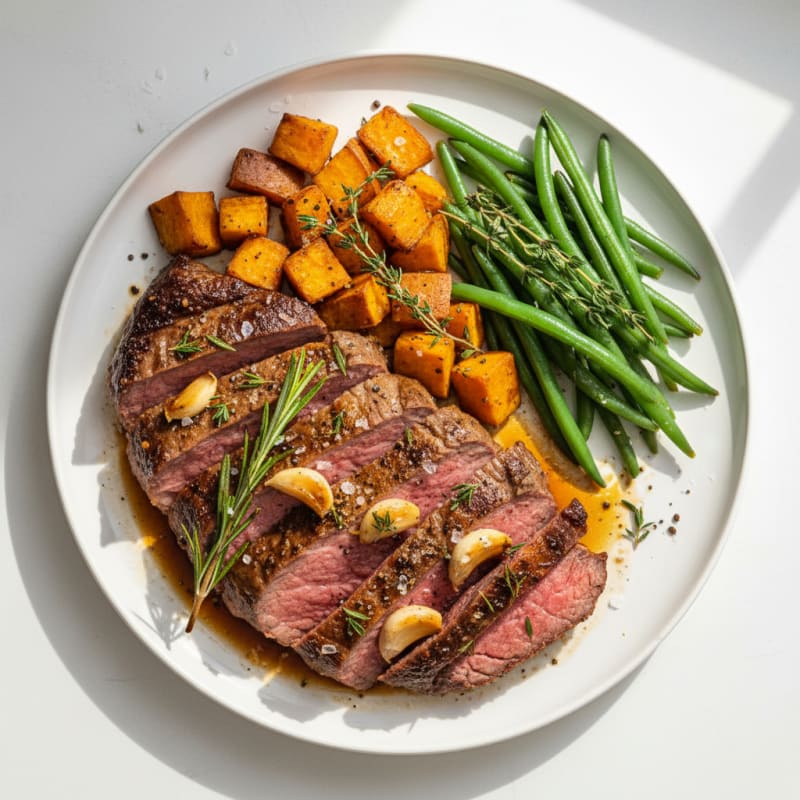Tender Garlic-Herb Roasted Beef