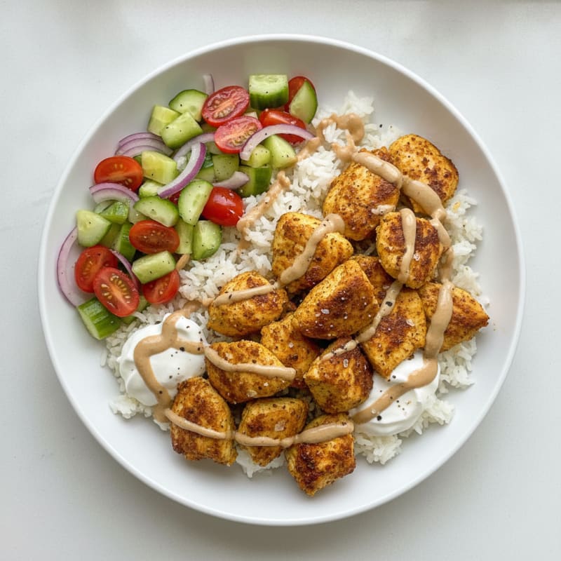Chicken Shawarma Rice Bowl