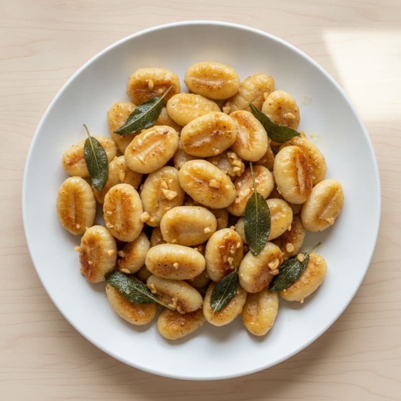 Ricotta Gnocchi with Sage Butter Sauce