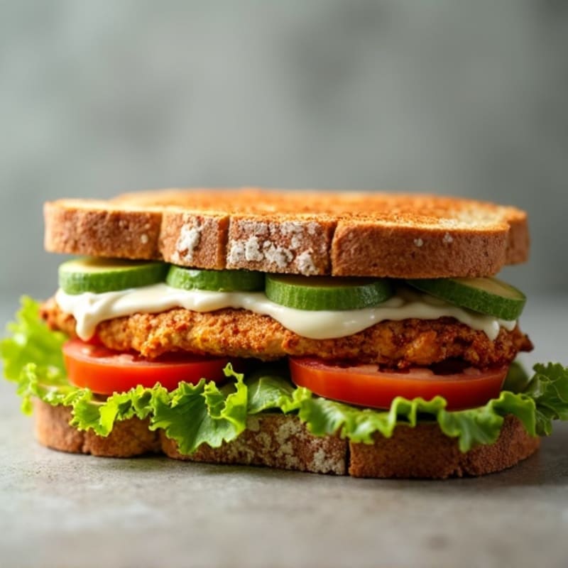 Spicy Chipotle Chicken Sandwich with Avocado Ranch