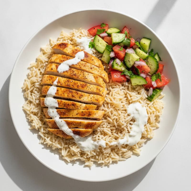Chicken Shawarma Rice Bowl