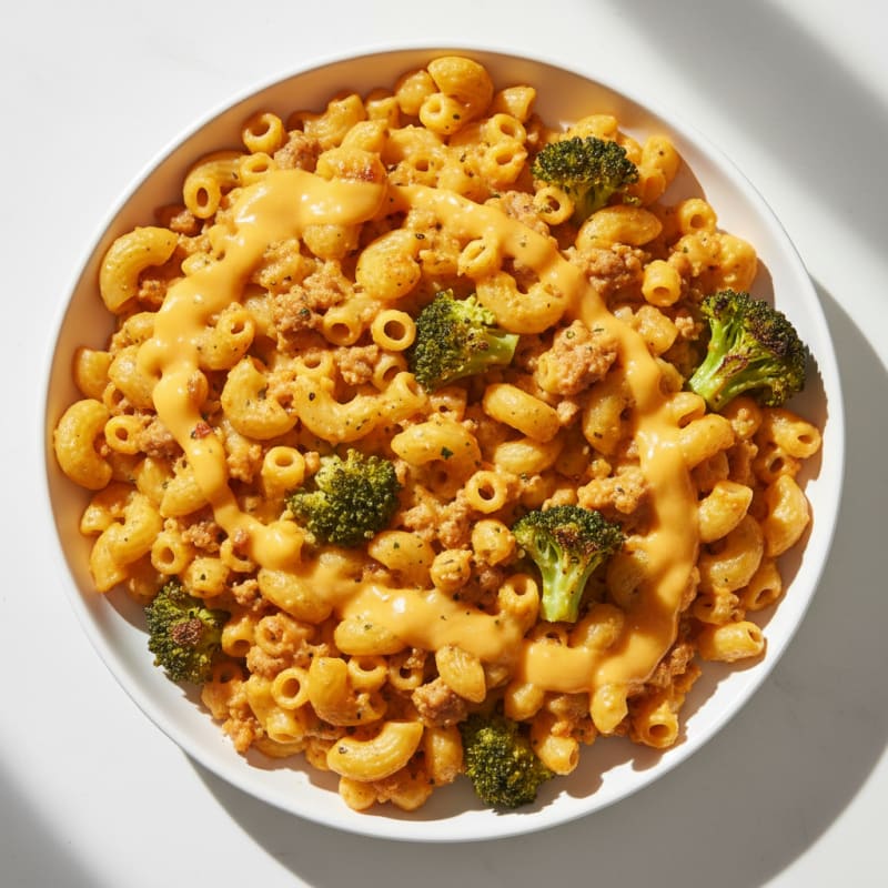 Baked Macaroni with Sharp Cheddar