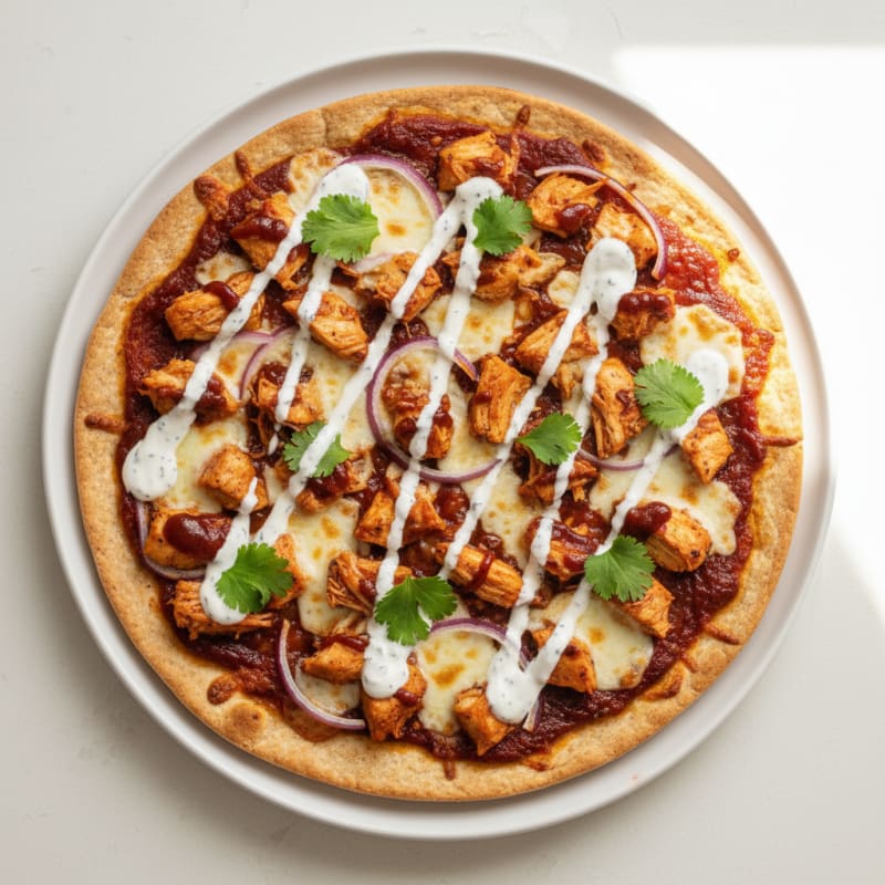 Crispy BBQ Ranch Chicken Pizza