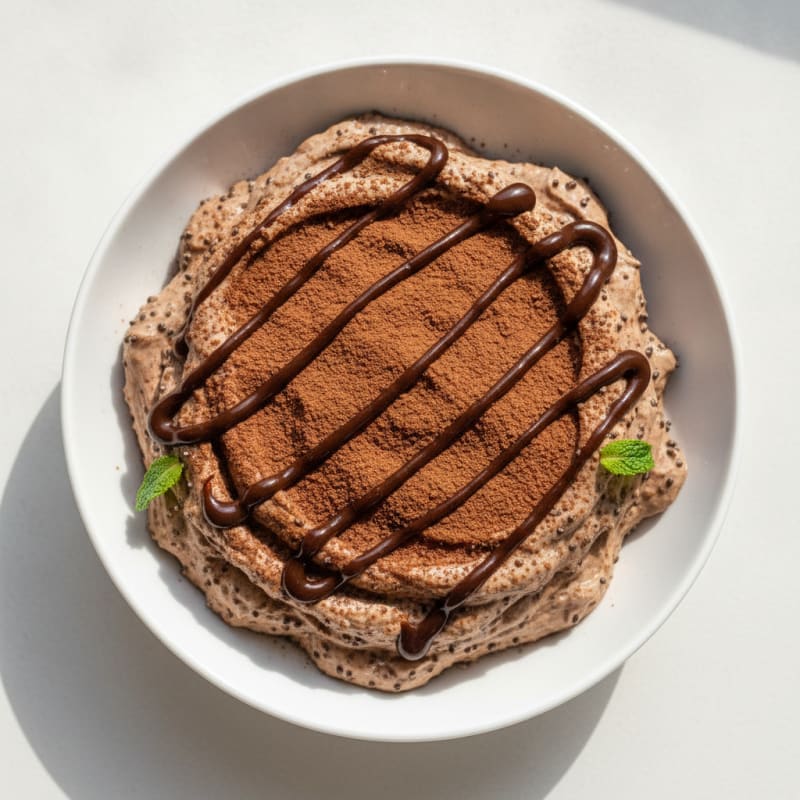 Silky Chocolate Protein Pudding
