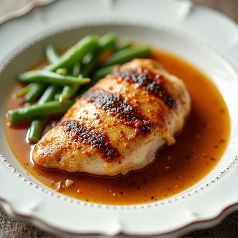Tender Braised Chicken with Garlic-Vinegar Sauce