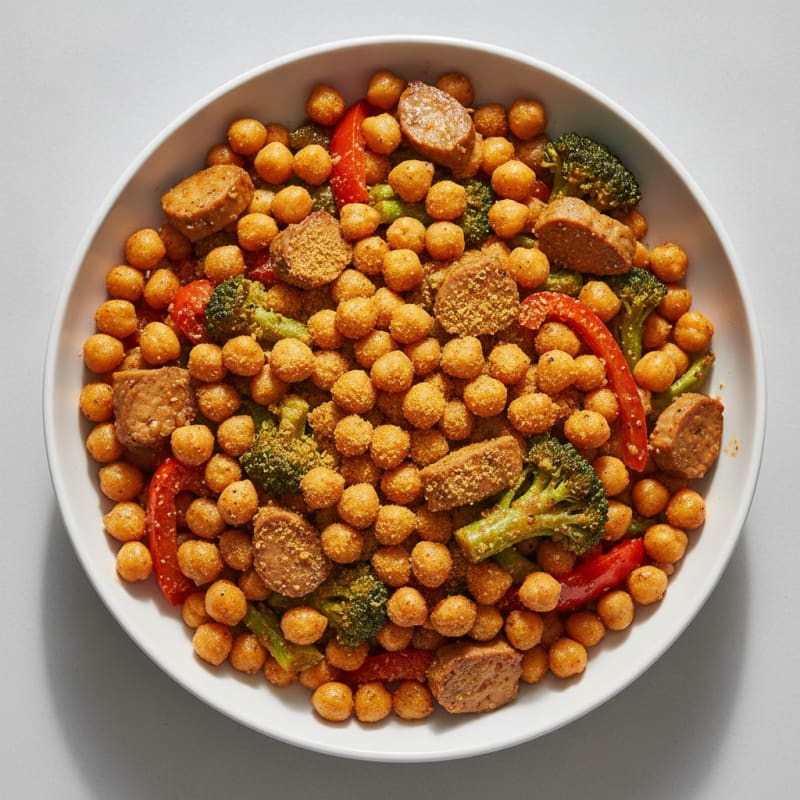 Roasted Chickpea and Vegetable Medley