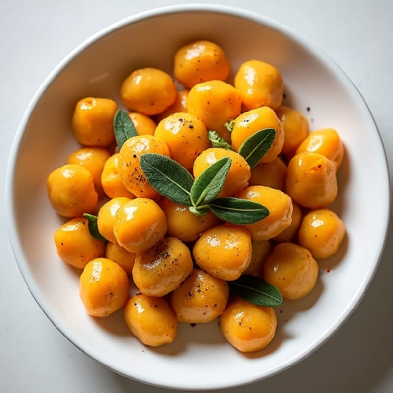 Roasted Sweet Potato Gnocchi with Sage Brown Butter