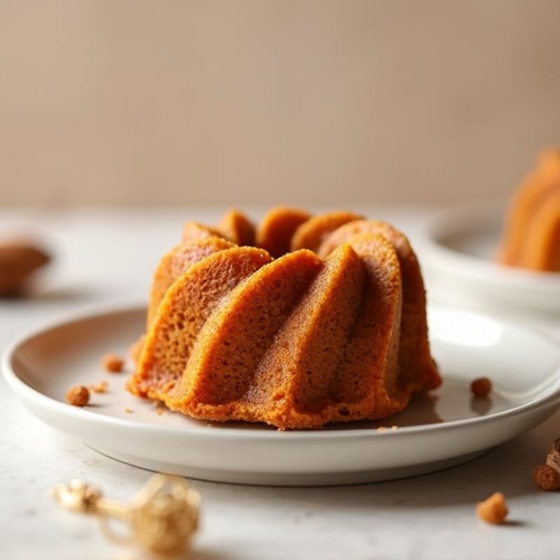 Protein-Packed Pumpkin Spice Mini Bundt Cake