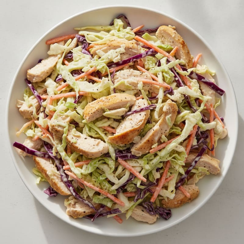 Protein-Packed Classic Creamy Coleslaw