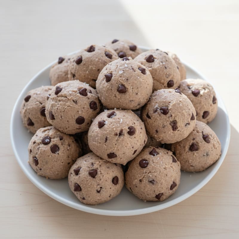 No-Bake Chocolate Chip Protein Bites