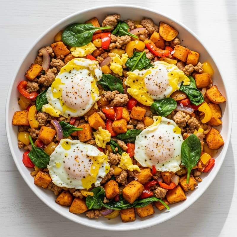Hearty Grand Slam Breakfast Skillet