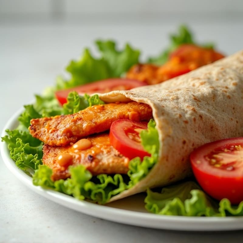 Fresh Buffalo Ranch Chicken Wrap