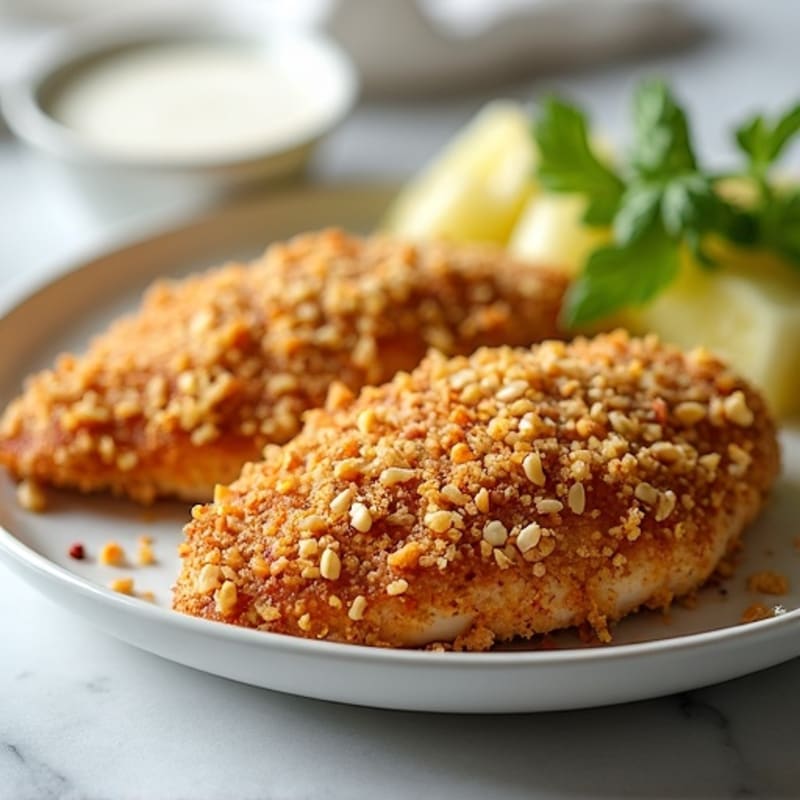 Crispy Oven-Baked Almond-Crusted Chicken