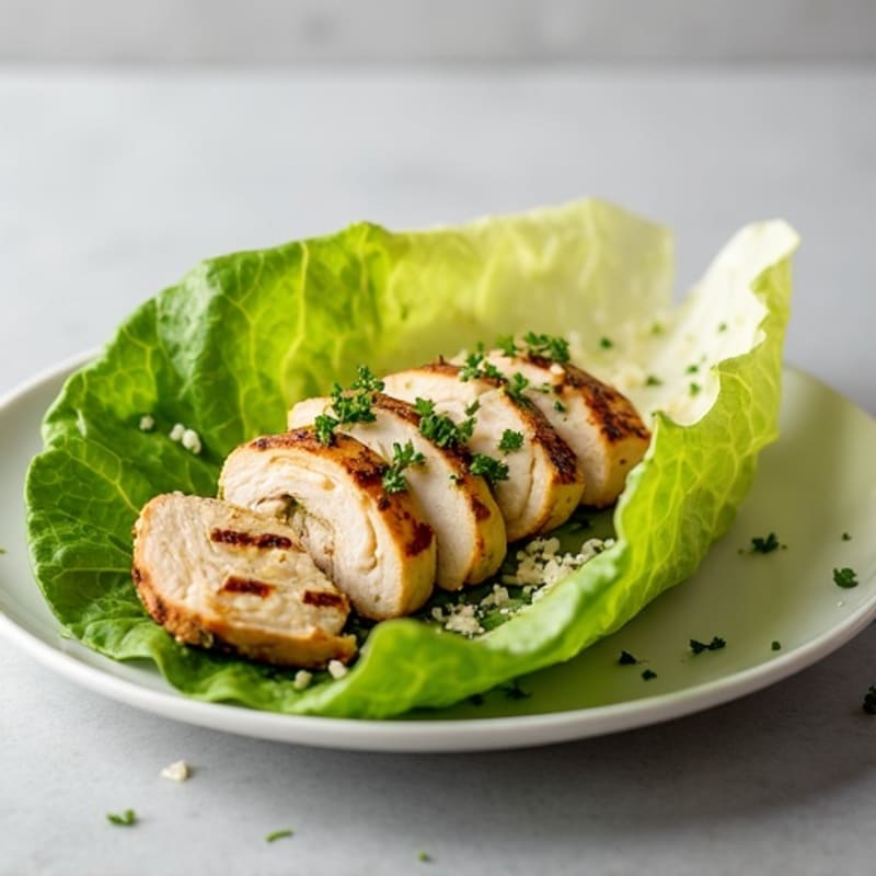 Grilled Chicken Caesar Lettuce Wrap