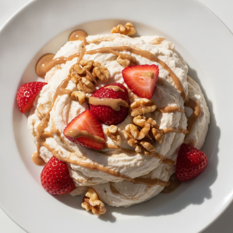 Silky Greek Yogurt Protein Mousse with Fresh Berries