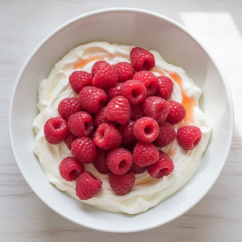 Silky Protein Yogurt Bowl with Mixed Berries