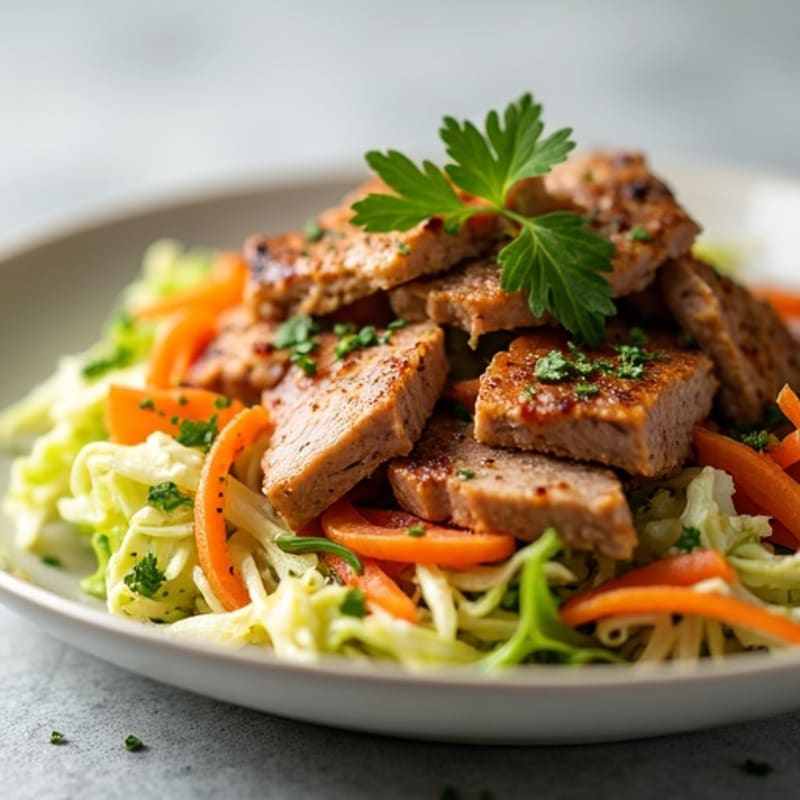 Citrus-Garlic Pulled Pork with Fresh Slaw