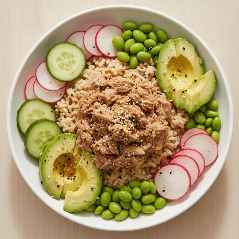 Tuna and Rice Power Bowl