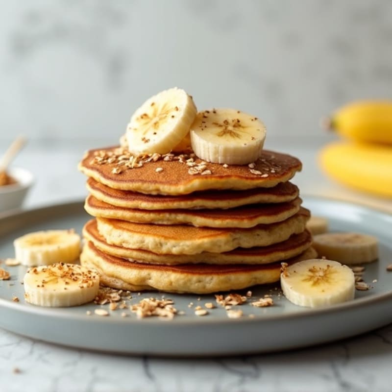Protein-Packed Banana Oat Pancakes