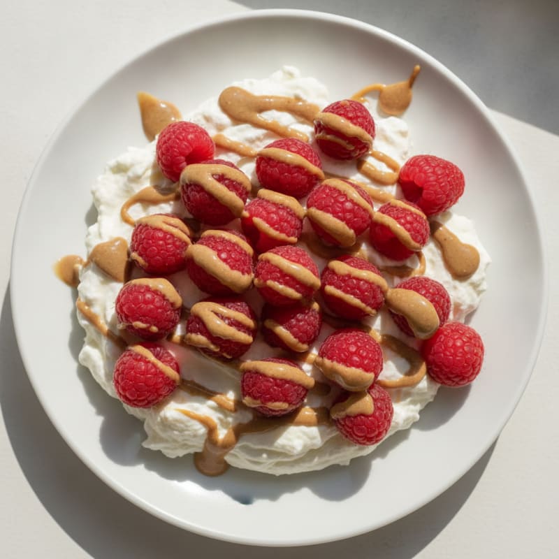 Silky Greek Yogurt Protein Mousse with Berries