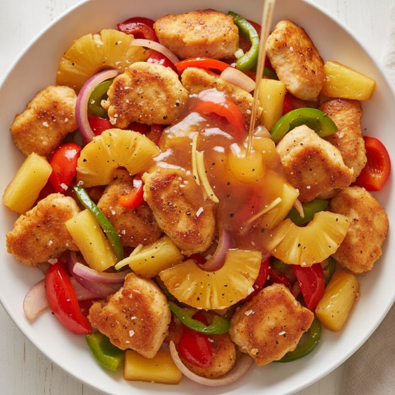 Sweet and Sour Chicken with Pineapple