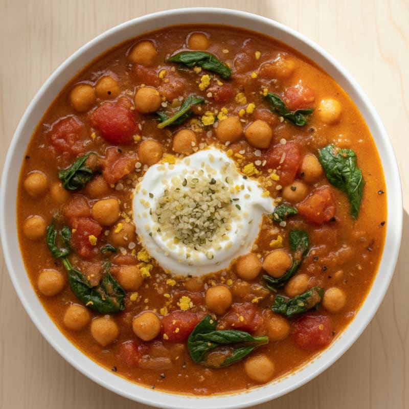 Hearty Chickpea and Tomato Curry