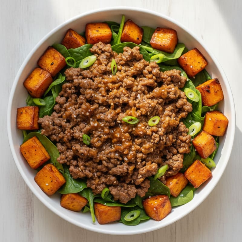 Korean Beef and Sweet Potato Power Bowl
