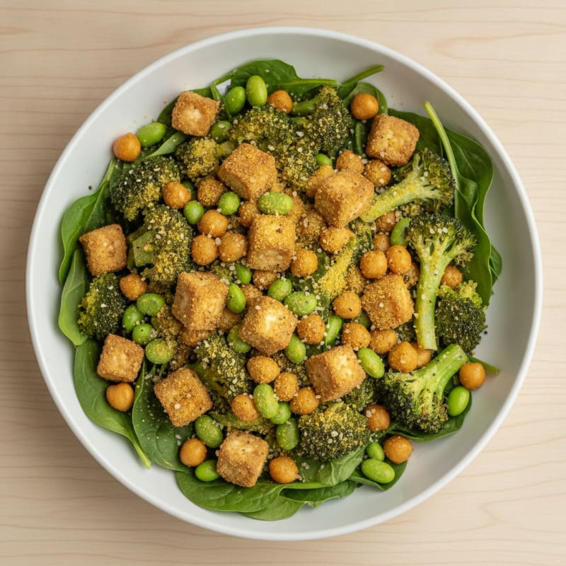 Roasted Vegetable and Chickpea Buddha Bowl