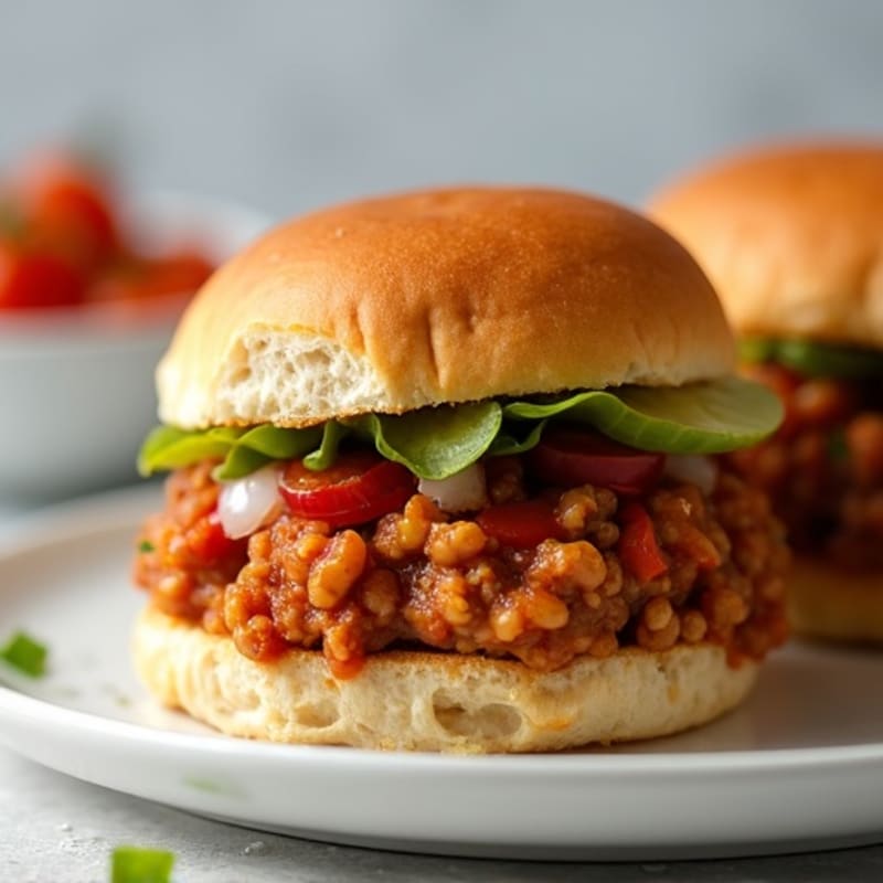 Lean Turkey & Lentil Sloppy Joe Sliders