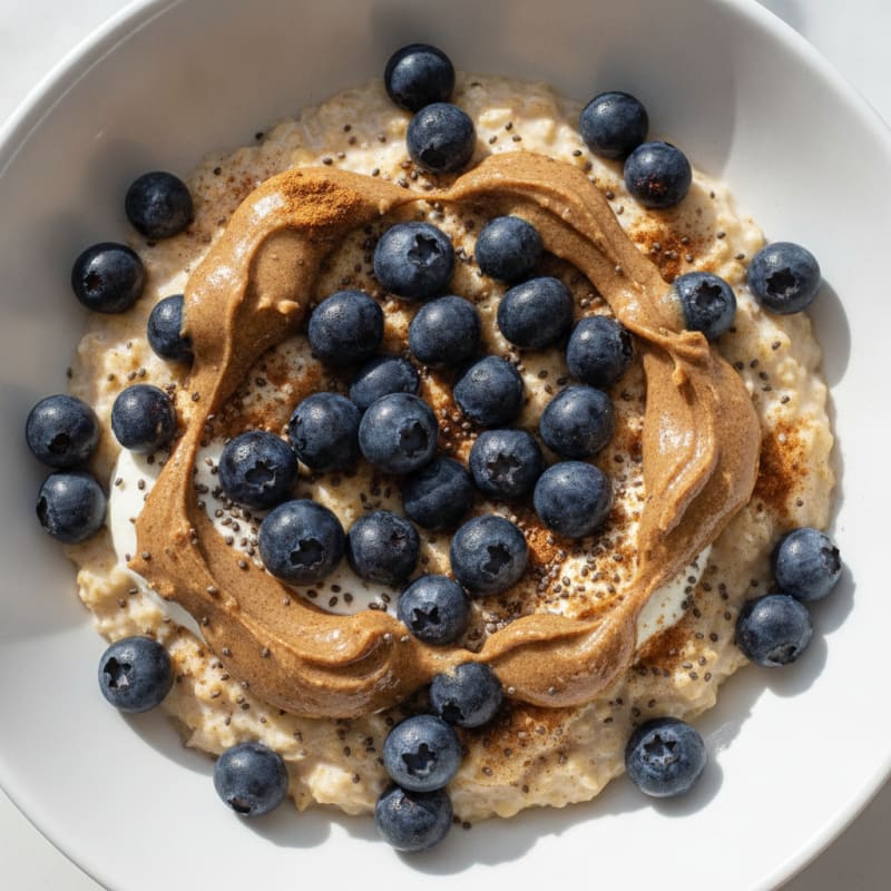 Protein-Packed Berry and Nut Oats