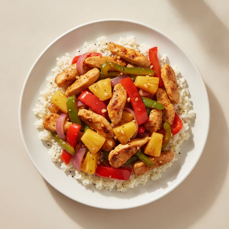 Sweet and Sour Chicken with Pineapple