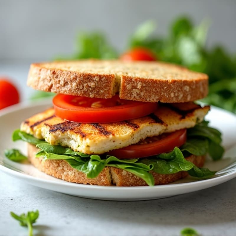 Grilled Chicken Pesto Sandwich