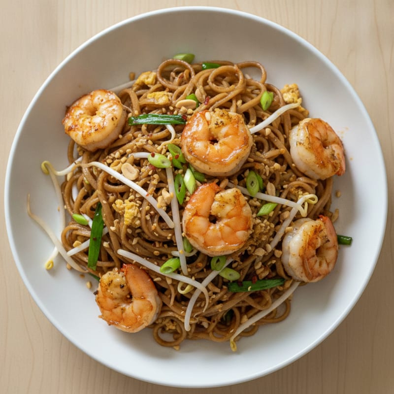 Shrimp Pad Thai Noodles
