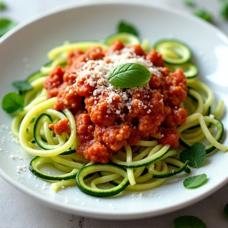 Protein-Packed Turkey and Zucchini Noodle Marinara