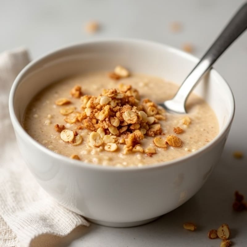Creamy Butterscotch-Spiced Protein Oat Pudding