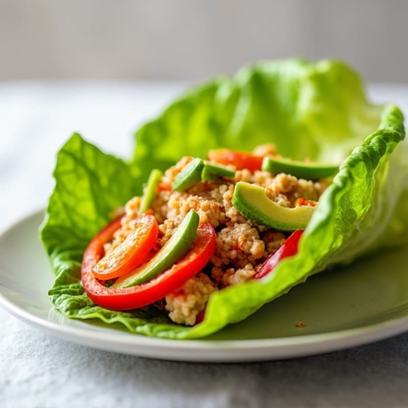 Spicy Sriracha Tuna Lettuce Wrap