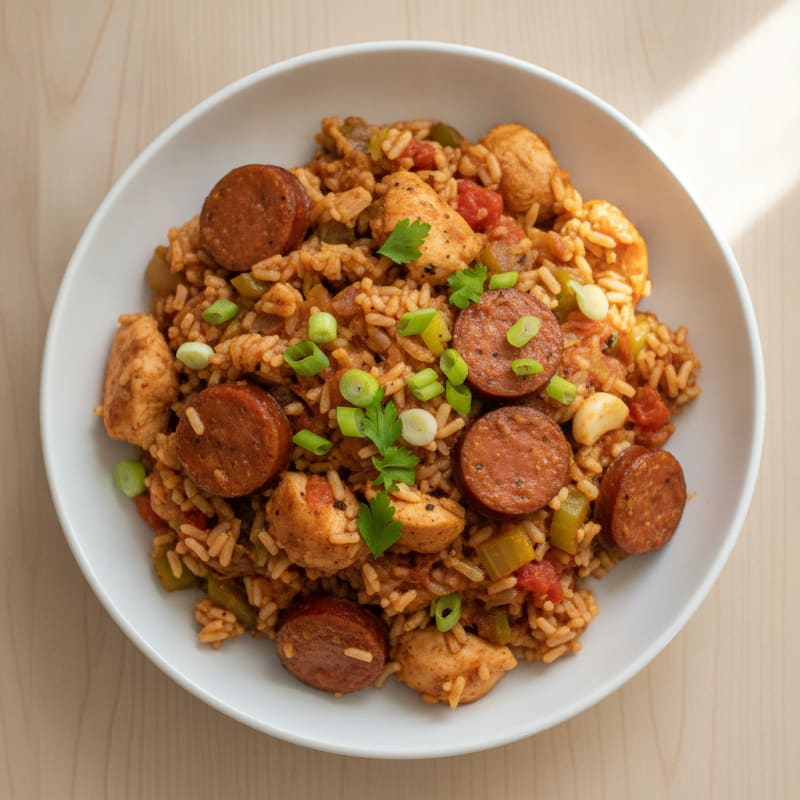 Creole Jambalaya with Andouille Sausage