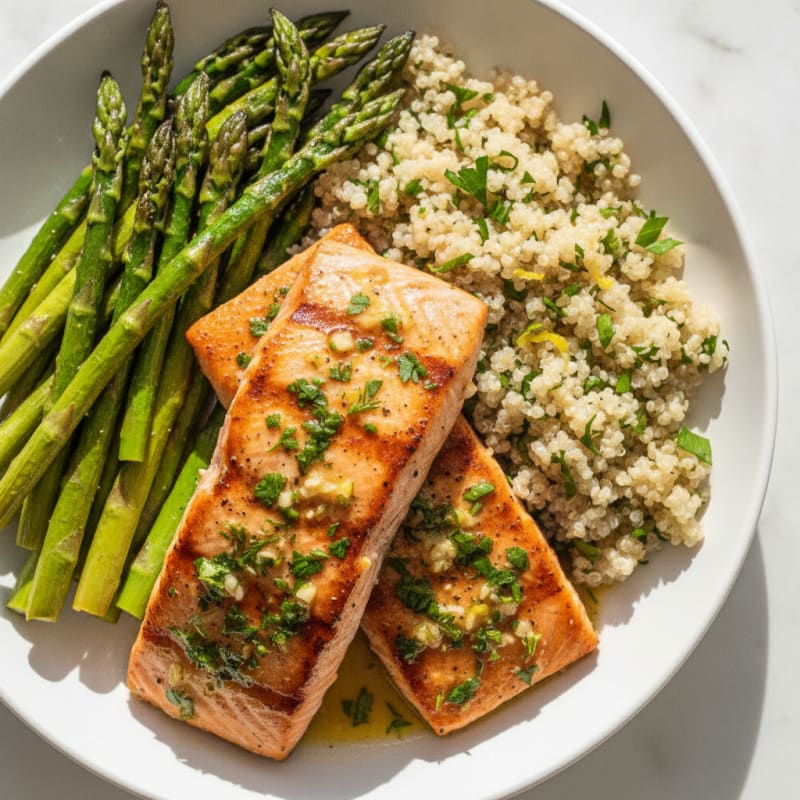 Lemon Herb Grilled Salmon