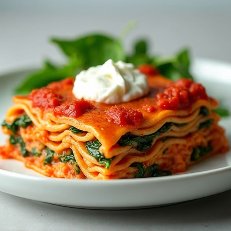 Healthy Lean Turkey and Spinach Lasagna