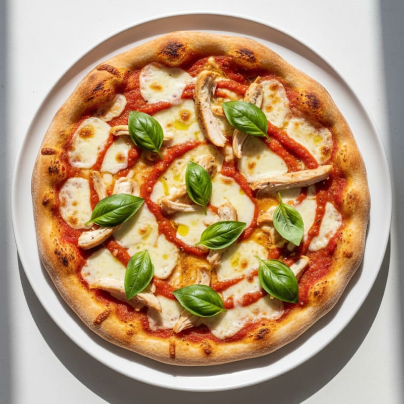 Golden Zesty Margherita Pizza